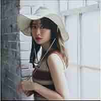 帽子 herlipto  Lace Lining Denim Bucket Hat herlipto Lace Lining Denim Bucket Hat 帽子